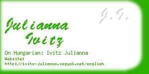 julianna ivitz business card